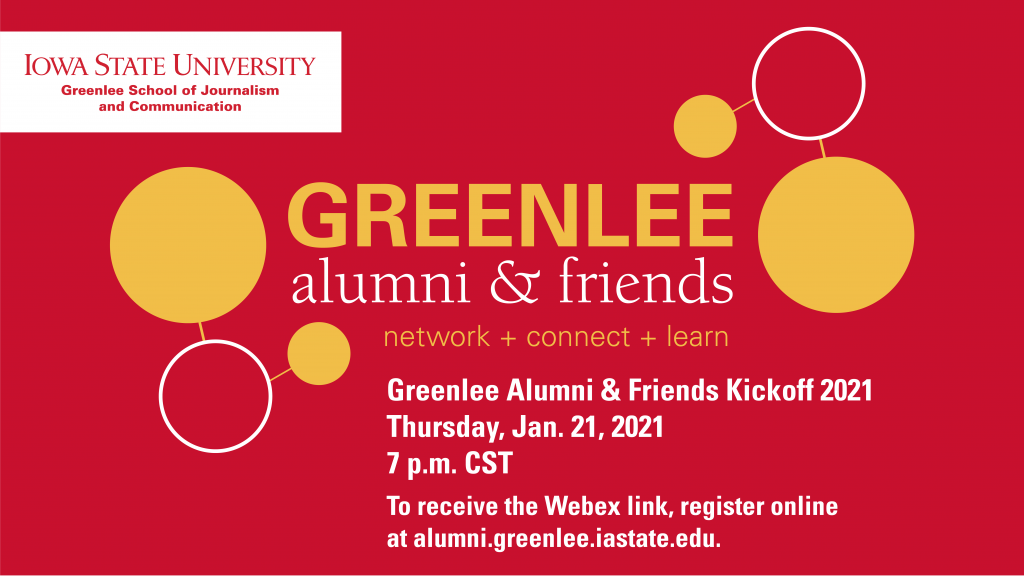 Greenlee Alumni and Friends Kickoff Graphic 2021